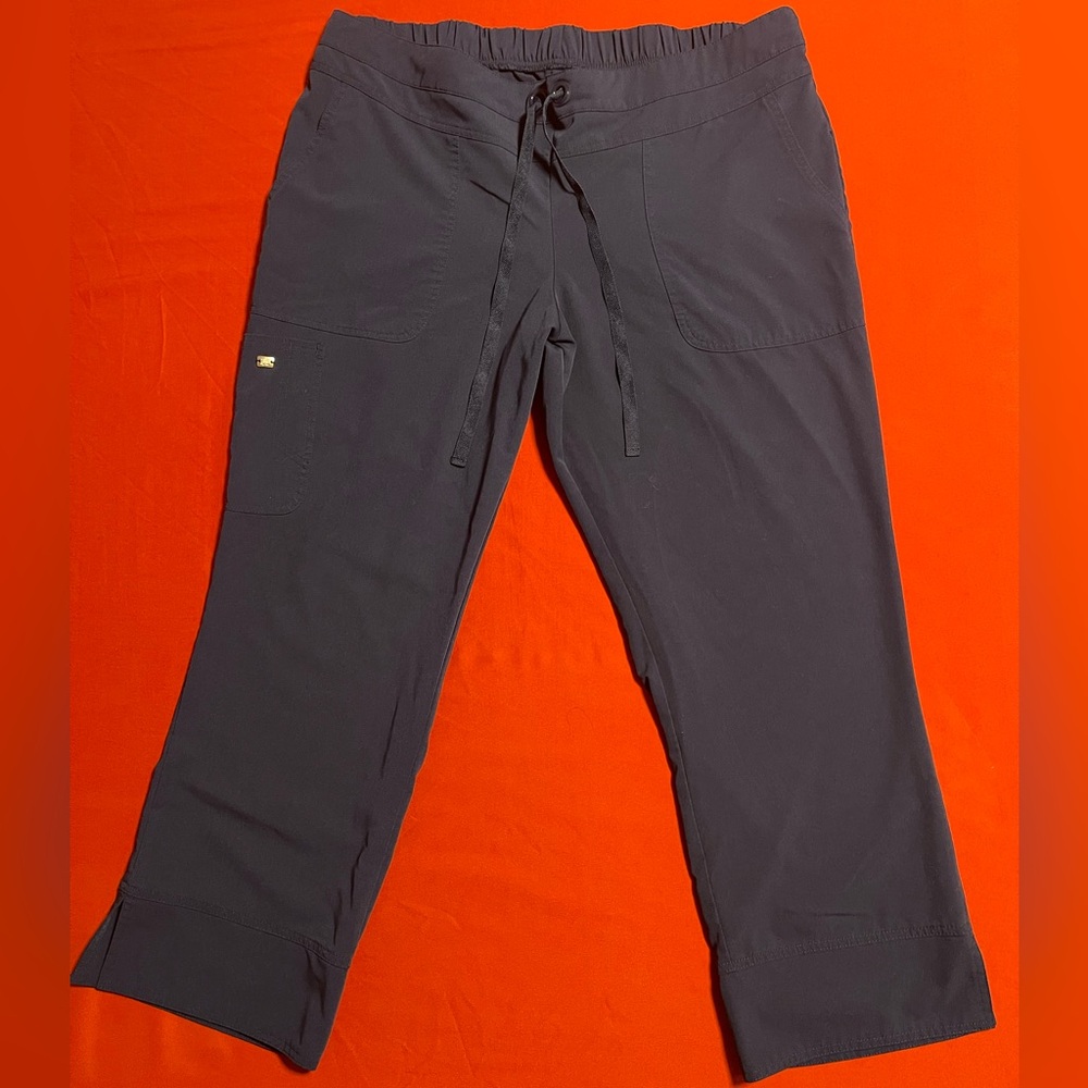 Navy Blue Women’s Cargo Scrub Pants